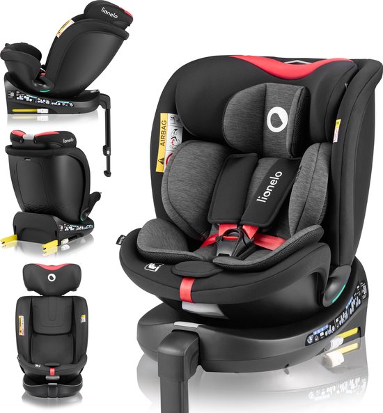 Lionelo Navy - i-Size Autostoeltje - Draaibare - 360° EasyTurn - ISOFIX 40-150cm - Groep 0-1-2-3 van Lionelo