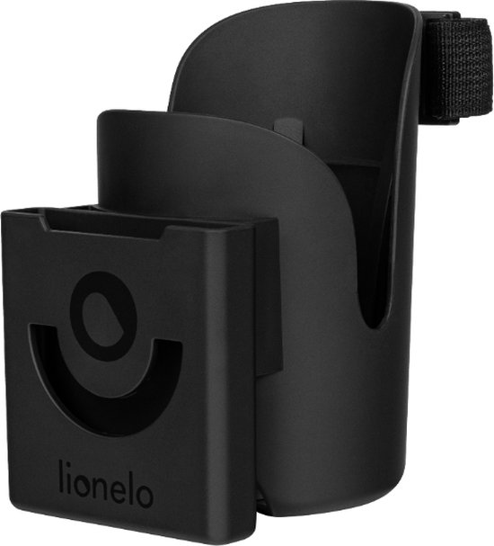 Lionelo Ove - bekerhouder en telefoonhouder - bekerhouder, flessenhouder - accessoires, smartphonehouder - universeel – aangepast aan de meeste flessen en smartphones - 360° bevestigingssysteem van Lionelo