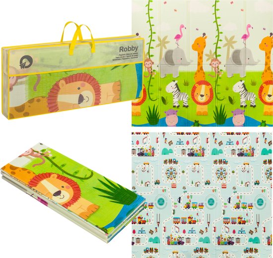 Lionelo Robby - Babygym - 2 in 1 Speelkleed - 5 speelgoed van Lionelo