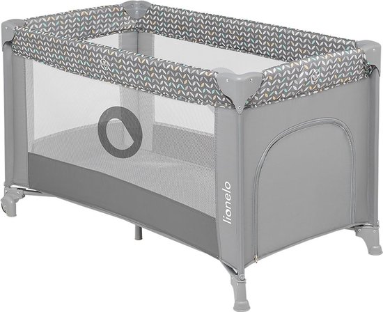 Lionelo Stefi - Meegroeibed - Campingbedje - 125x65cm - tot 15kg - Co-sleeper - Transporttas van LIONELO