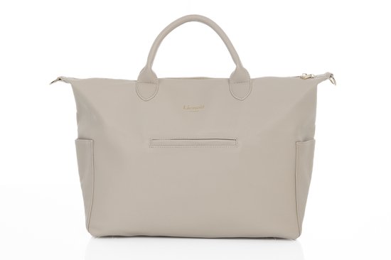 Líonoir Amsterdam - Luiertas - Vegan Leer Beige/Goud van Merkloos