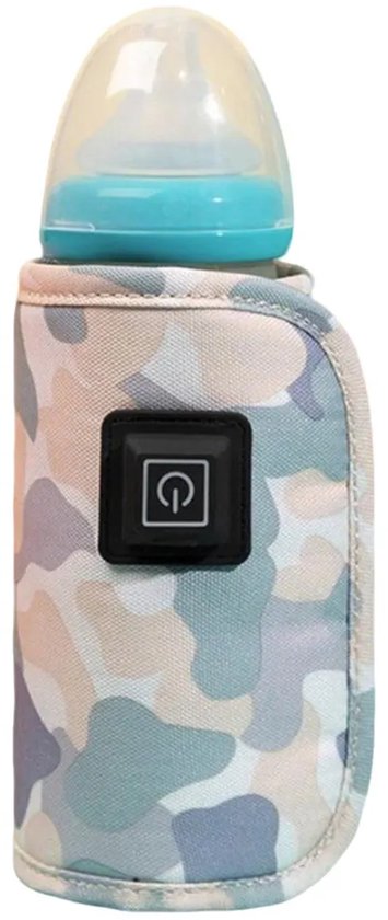 LISM-Draagbare flessenwarmer, universele USB-melkwaterverwarmer, geïsoleerde reistas voor kinderwagen, babyvoedingverwarmer en verwarmingsapparaat