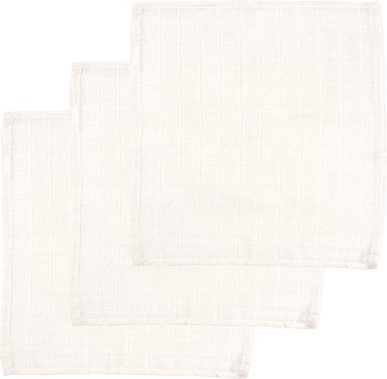 Little Boo Uni Wit 4x3-pack Monddoekjes - 12-delig spuugdoekje - 30x30cm van Little Boo