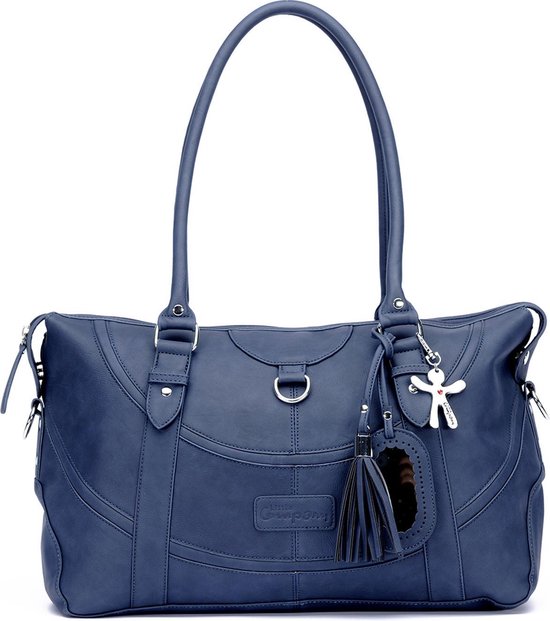 Little Company Black Label Totem Tote Bag Luiertas - Donkerblauw van Little Company