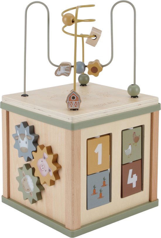 Little Dutch - Activiteitenkubus FSC - Little Farm van Little Dutch