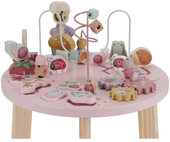 Little Dutch - Activiteitentafel Fairy Garden FSC Hout - Speeltafel voor Baby en Peuter - houten speelgoed duurzaam kraamcadeau van Merkloos