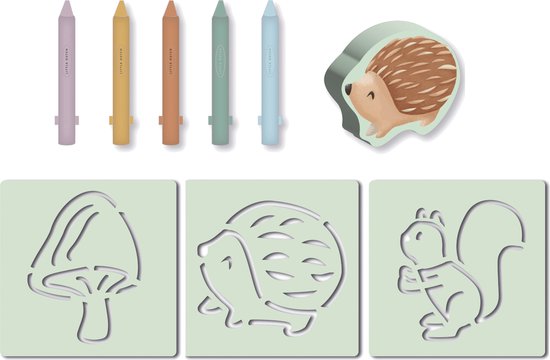 Little Dutch Badkrijtjes - Forest Friends van Little Dutch