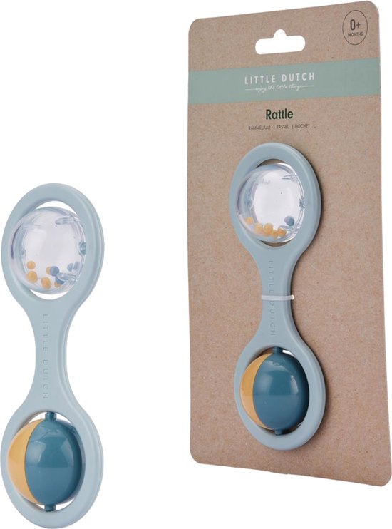 Little Dutch Bal Rammelaar Blauw van Little Dutch