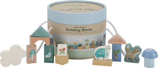 Little Dutch Bouwblokken - Forest Friends FSC van Little Dutch