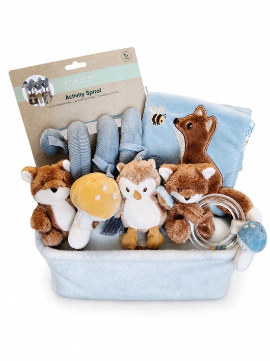 Little dutch cadeaumand forest friends - kraamcadeau - kraampakket - cadeaupakket - verassingspakket
