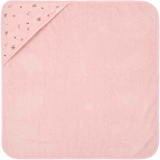 Little Dutch Fairy Garden Blossom - Badcape geborduurd - 100 x 100 cm van Little Dutch