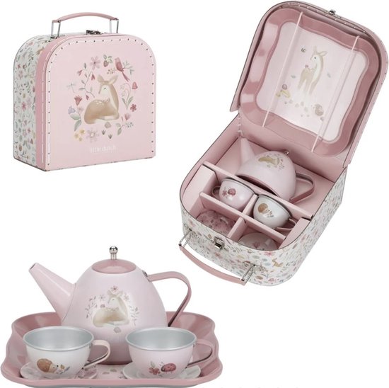 LITTLE DUTCH FAIRY GARDEN THEESERVIES IN KOFFER, vanaf 3 jaar van Little Dutch