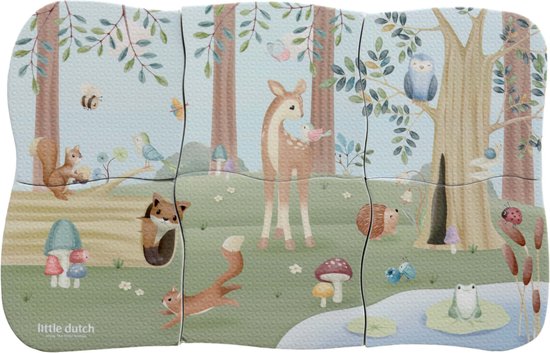Little Dutch Forest Friends Bad Puzzel van Little Dutch