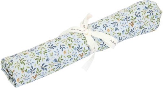 Little Dutch Forest Friends Forest Adventure - Swaddle doek hydrofiel - 120 x 120 cm van Little Dutch