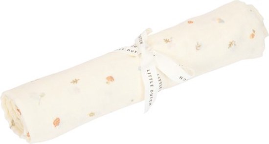 Little Dutch Forest Friends Forest Treasures - Swaddle doek hydrofiel - 120 x 120 cm van Little Dutch