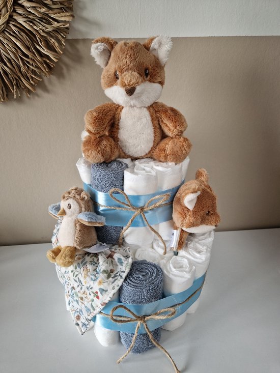 Little Dutch Forest Friends Luiertaart - Babyshower - Kraamcadeau van Little Dutch