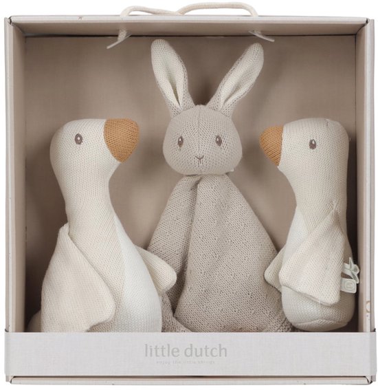 Little Dutch Gebreide Giftset newborn Naturals van Little Dutch