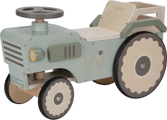 Little Dutch - Houten looptractor - Little Farm FSC van Little Dutch