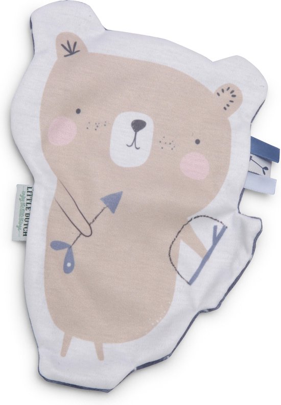 Little Dutch Knisper Knuffeldoekje - Knuffelbeer - Bruin van Little Dutch