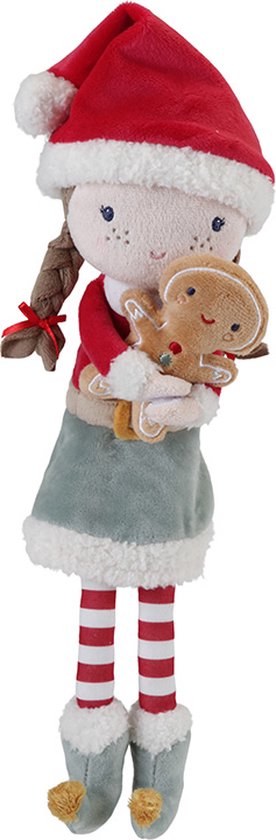 Little Dutch - Knuffelpop Kerst Rosa - 35 cm van Little Dutch