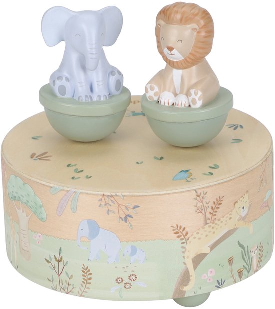 Little Dutch Muziekdoosje met dieren FSC - Safari Friends