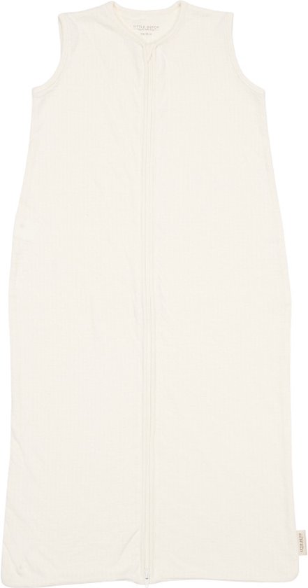 Little Dutch Pure Soft White - Baby Jongens & Meisjes - Slaapzak zomer hydrofiel 90 cm van Little Dutch