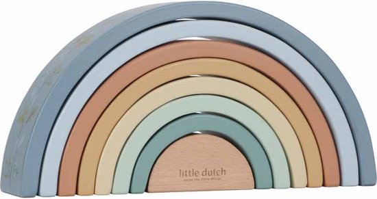 Little Dutch Regenboogstapelaar Forest Friends FSC van Little Dutch