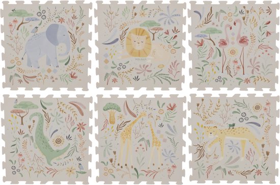 Little Dutch Safari Friends Foam Mat XL