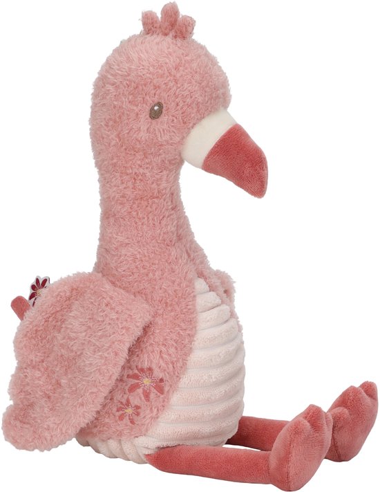 Little Dutch Safari Friends Knuffel Flamingo - 35 cm van Little Dutch