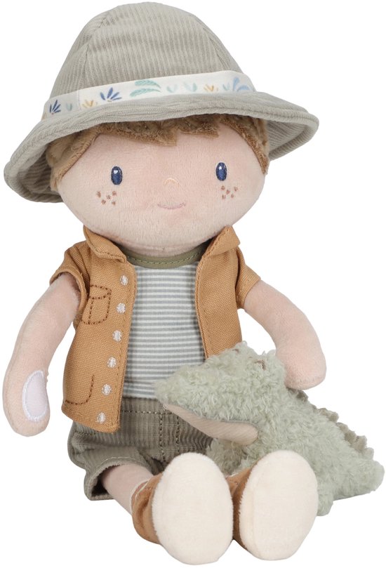 Little Dutch Safari Friends Knuffelpop Jim van Little Dutch
