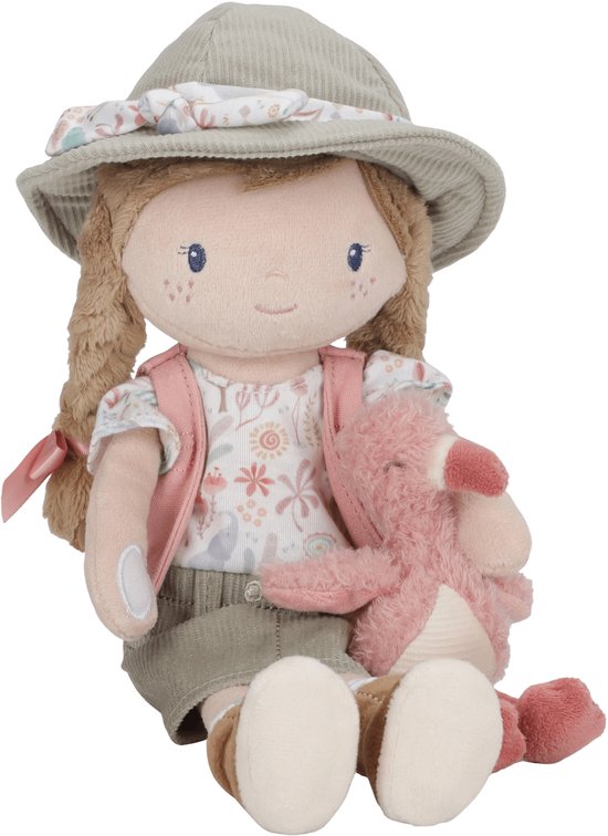 Little Dutch Safari Friends Knuffelpop Rosa van Little Dutch