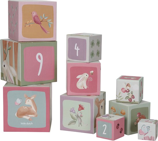 Little Dutch Stapelblokken - Fairy Garden FSC van Little Dutch