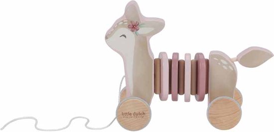 Little Dutch Trekdier hout Hert - Fairy Garden FSC van Little Dutch