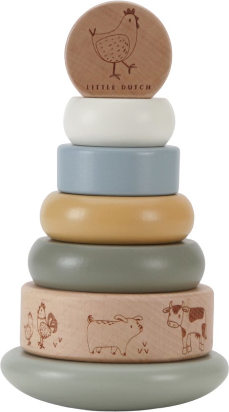 Little Dutch - Tuimelstapelaar FSC - Little Farm van Little Dutch