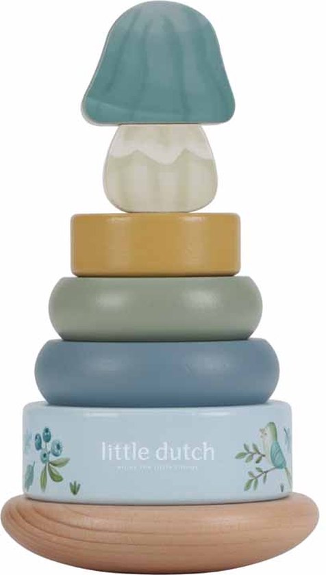 Little Dutch Tuimelstapelaar hout - Forest Friends FSC van Little Dutch