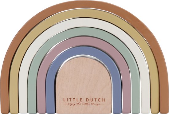 Little Dutch Vintage Regenboog FSC van Merkloos