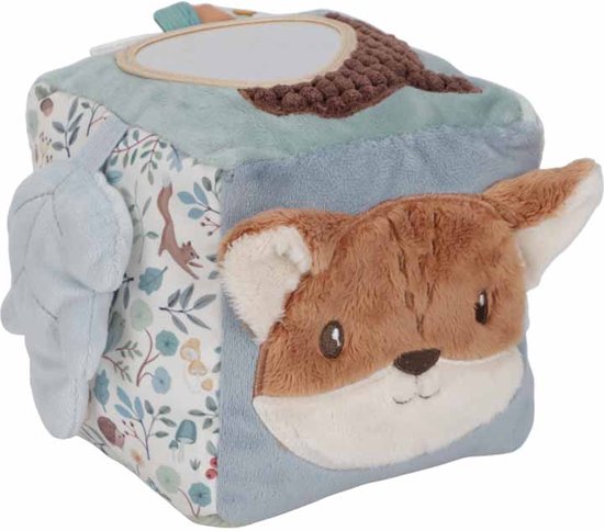 Little Dutch Zachte Activiteitenkubus - Forest Friends van Little Dutch