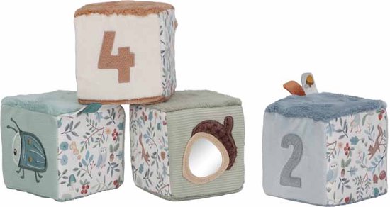 Little Dutch Zachte blokkenset - Forest Friends van Little Dutch