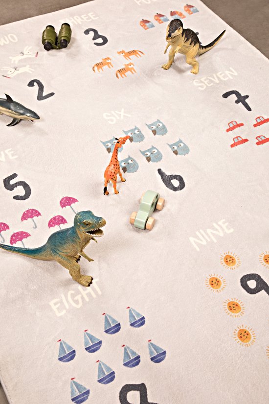 Little gem - speeltapijt - cozy collection - 1 2 3 formaat 125 x 165 cm van Little gem