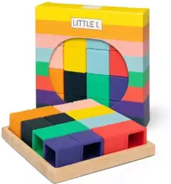 Little L Blokkenset Levendige kleuren van Little L
