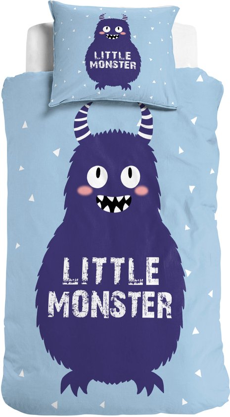 Little Monster - Kinder Dekbedovertrek - 140x200/220 cm + 60x70 cm van Little Monster