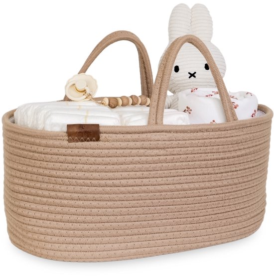 Little Moon Luiermand - Commodemand - Luier Organizer - Kraamcadeau - Natural Sand