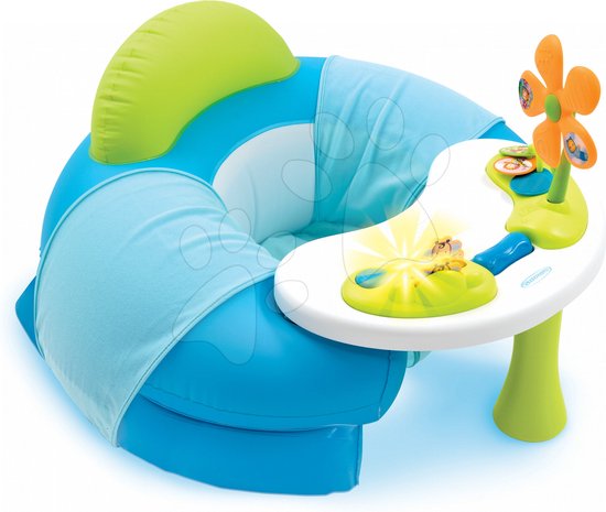 Little Smoby Cosy Seat Blauw met activity center opblaaszitje van Little