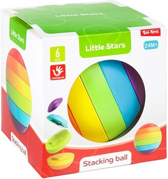 Little Stars Little Stapeltoren Puzzelbal 6-delig van Little Stars®