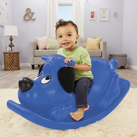 Little Tikes - Rocking Puppy - Schommelwip - Wipwap Voor Binnen en Buiten - Blauw van Merkloos