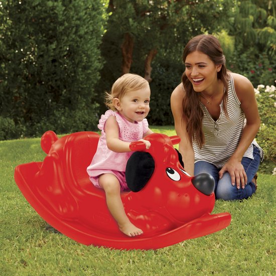 Little Tikes - Rocking Puppy - Schommelwip - Wipwap Voor Binnen en Buiten - Rood van Merkloos