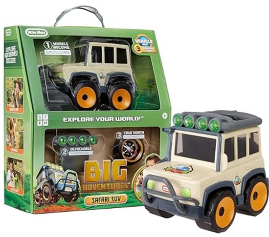 Little Tikes Safari SUV speelgoedauto voor avonturen en ontdekking. van Little Tikes