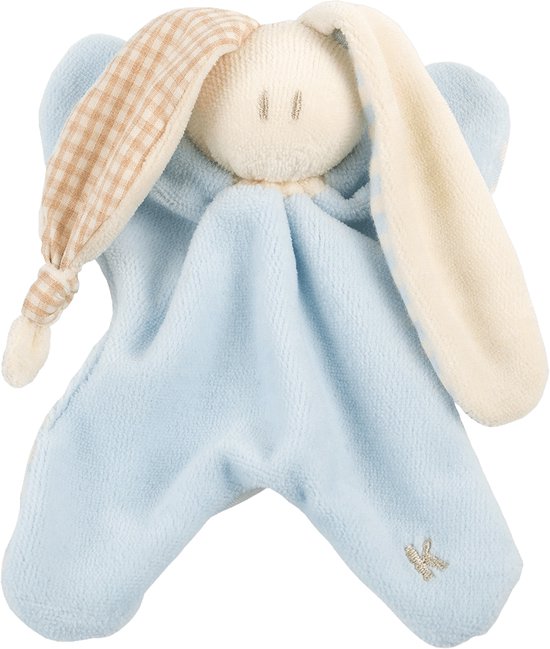 Little Toddel knuffel - Kraamcadeau - Zacht Baby Knuffel - Lichtblauw - Knuffeldoekje - Knuffelzacht - 05.03.2 van Merkloos
