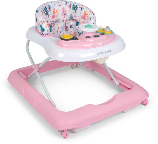 Little World Loopstoel Pluto Roze van Little World