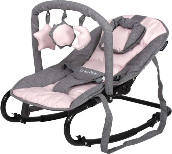 Little World Wipstoel Starwing Grey Pink van Little World
